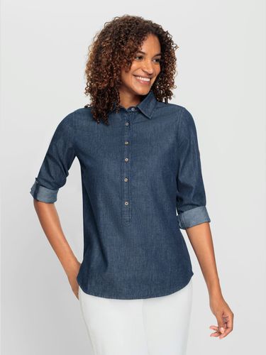 Chemisier en jean pur coton - Collection L - Modalova