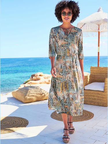 Robe imprimée motif floral - - Linea Tesini - Modalova