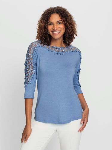 T-shirt viscose - Fair Lady - bleu - Fair Lady - Modalova