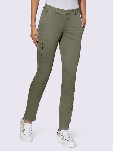 Pantalon twill glissière décorative - Linea Tesini - Modalova