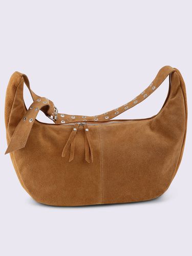 Sac cuir velours doux - ambre - Helline - Modalova