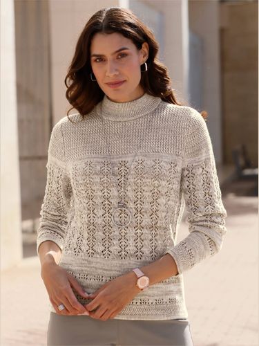 Pull à col montant 50% coton - - Helline - Modalova