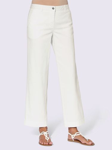 Jupe-culotte 96% coton - blanc - Helline - Modalova