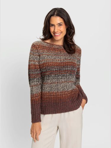 Pull à manches longues tricot côtelé épais - Helline - Modalova