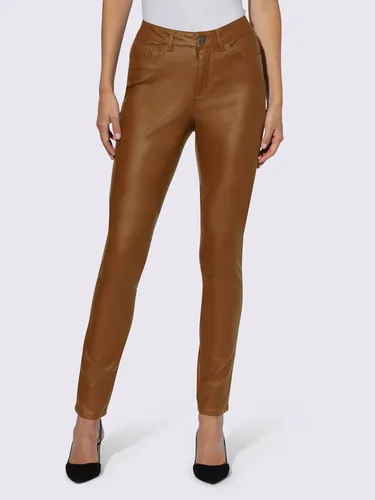 Pantalon effet ventre plat coupe skinny tendance - Ashley Brooke - Modalova