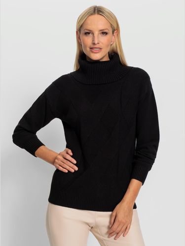 Pull à col roulé joli motif tricoté - Rick Cardona - Modalova