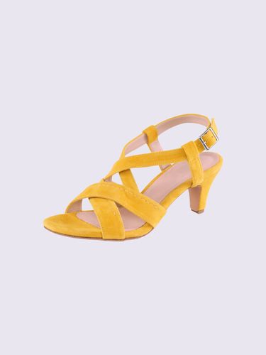 Sandales cuir extra doux - jaune - Helline - Modalova