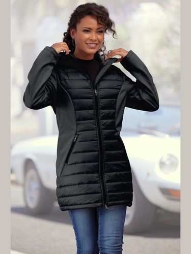 Doudoune veste matelassée avec manches softshell et empiècements - Vivance active - Modalova