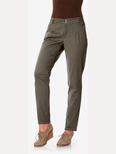 Pantalon chino coupe carotte - Linea Tesini - Modalova