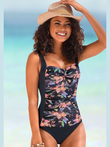 Maillot de bain empiècement floral - LASCANA - Modalova