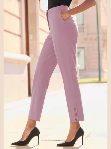 Pantalon tailleur ceinture élégante avec bouton dissimulé - LASCANA - Modalova