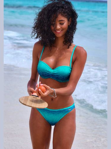 Maillot de bain bandeau à armatures broderie ajourée tendance avec dégradé de couleurs - - Buffalo - Modalova