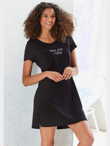 Chemise de nuit décontractée avec imprimé devant - Vivance Dreams - Modalova