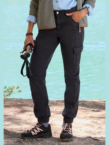 Pantalon de trekking mélange de coton agréablement doux et extensible - LASCANA ACTIVE - Modalova