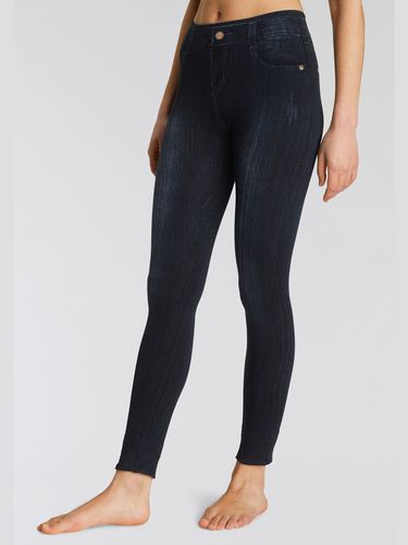 Legging en jean jegging sans coutures à l'aspect jean imprimé - Buffalo - Modalova