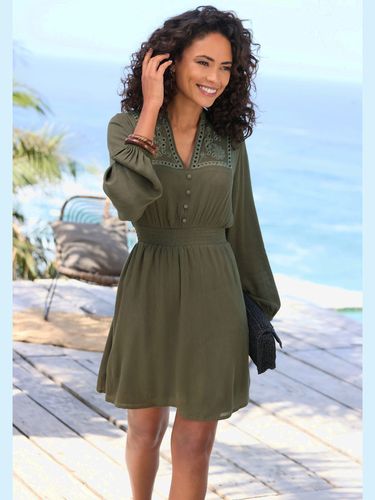 Robe d'été broderie ajourée tendance sur le haut - Buffalo - Modalova