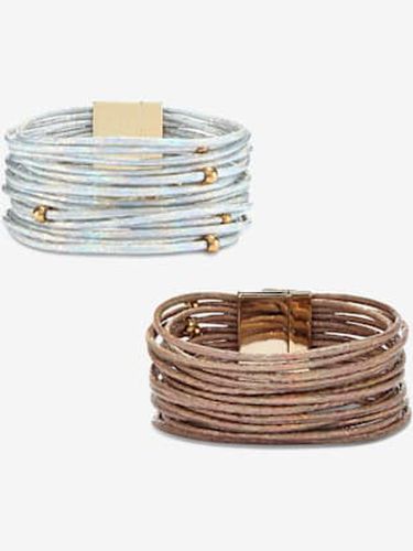 Ensemble bracelet lot de 2 bracelets magnétiques à plusieurs rangées - - - LASCANA - Modalova