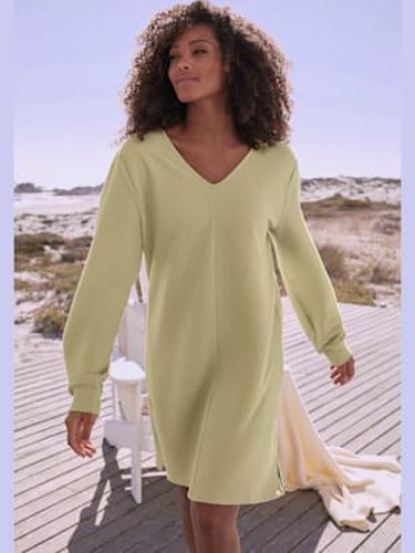 Robe en matière sweat robe sweat en qualité côtelée - s.Oliver - Modalova