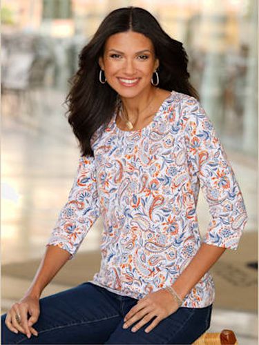 T-shirt à manches 3/4 avec motif paisley - Witt - Modalova