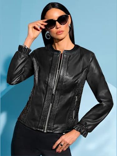 Blazer en cuir pur cuir d'agneau nappa - Creation L - Modalova