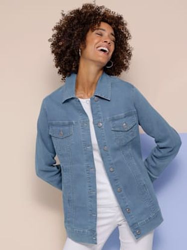 Veste en jean coupe longue tendance - Witt - Modalova