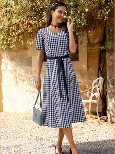 Robe traditionnelle livrée avec la ceinture à nouer - Witt - Modalova