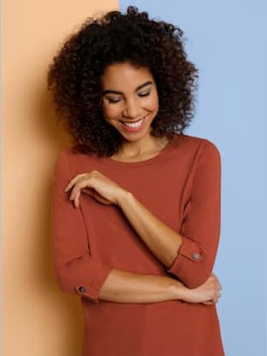 T-shirt à manches 3/4 manches 3/4 avec bride et bouton - Witt - Modalova