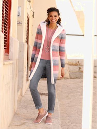 Manteau en tricot 50% coton - Collection L - Modalova