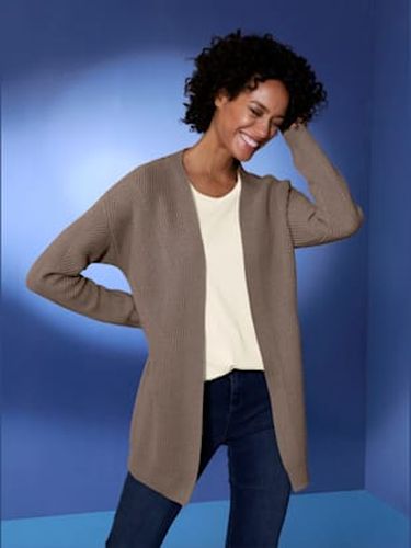 Veste en tricot mérinos et cachemire mélange mérinos/cachemire - Creation L Premium - Modalova