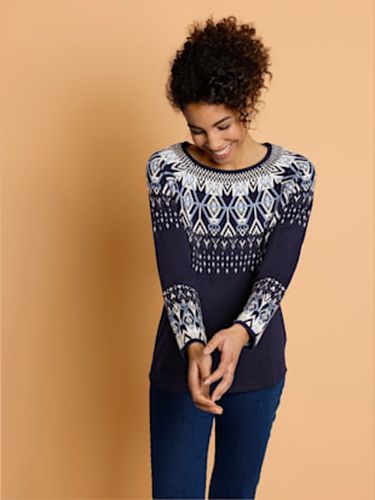 Pull jacquard joli motif norvégien - Witt - Modalova