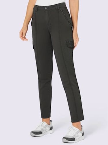 Pantalon cargo mélange coton et lyocell de qualité - Creation L - Modalova