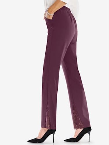 Pantalon empiècement en dentelle - Witt - Modalova