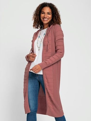 Veste longue en tricot 50% coton - Collection L - Modalova