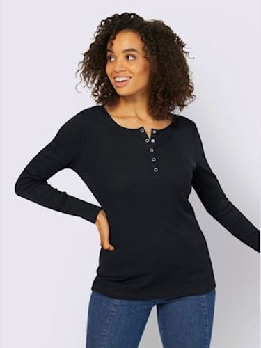 T-shirt à manches longues encolure avec patte de boutonnage - Witt - Modalova