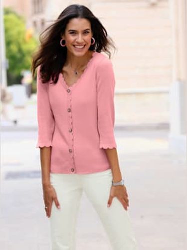 Pull à manches 3/4 fausse patte de boutonnage - Witt - Modalova