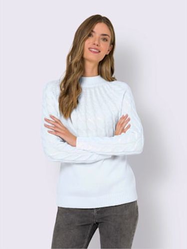 Pull à col montant motif torsadé affinant - Witt - Modalova