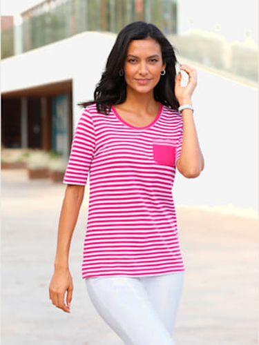 T-shirt rayé poche poitrine - Collection L - Modalova