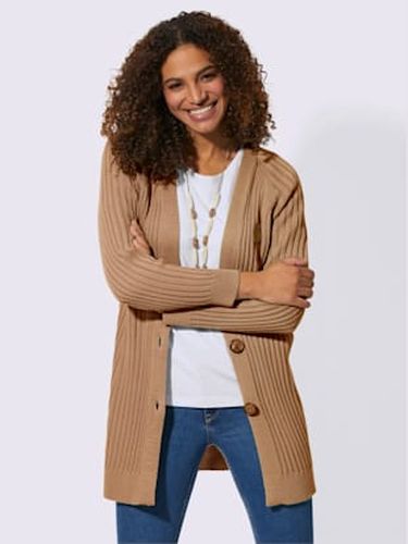 Veste longue en tricot 50% coton - Collection L - Modalova