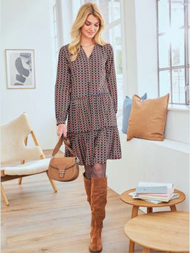Robe imprimée motif floral - - - Linea Tesini - Modalova