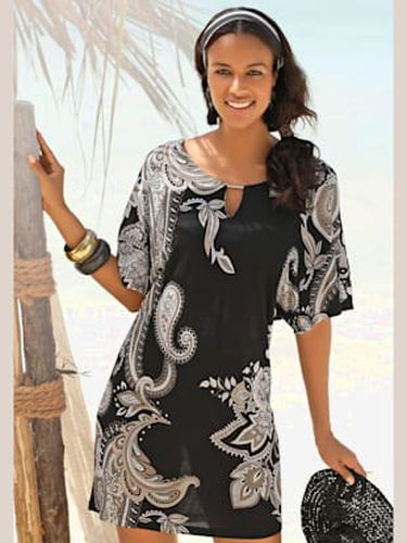 Robe en jersey robe tunique estivale à motifs - LASCANA - Modalova