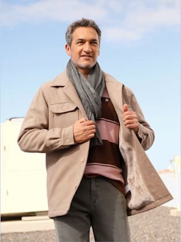 Veste longue aspect laine - Marco Donati - Modalova