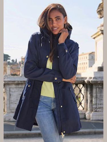 Veste d'extérieur veste légère à capuche réglable et détails dorés - French Connection - Modalova