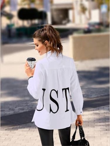 Chemisier long 50% coton - Witt - Modalova