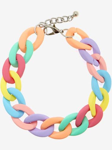 Bracelet à maillons bracelet style gourmette coloré - - - LASCANA - Modalova