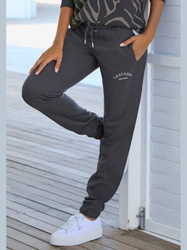 Pantalon molletonné pantalon sweat avec logo imprimé - LASCANA - Modalova