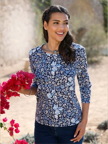 T-shirt à manches 3/4 joli motif floral - Witt - Modalova