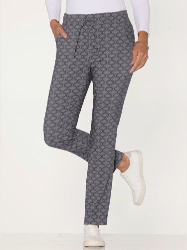 Pantalon en bengaline imprimé graphique - Witt - Modalova