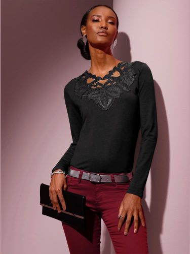 T-shirt à manches longues 48% modal - Creation L - Modalova