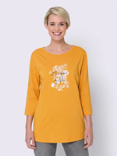 T-shirt long imprimé transfert couleur argenté - Witt - Modalova