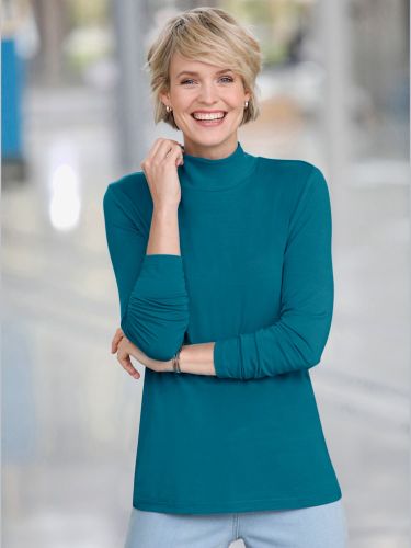 T-shirt à col montant viscose douce et fluide - Witt - Modalova